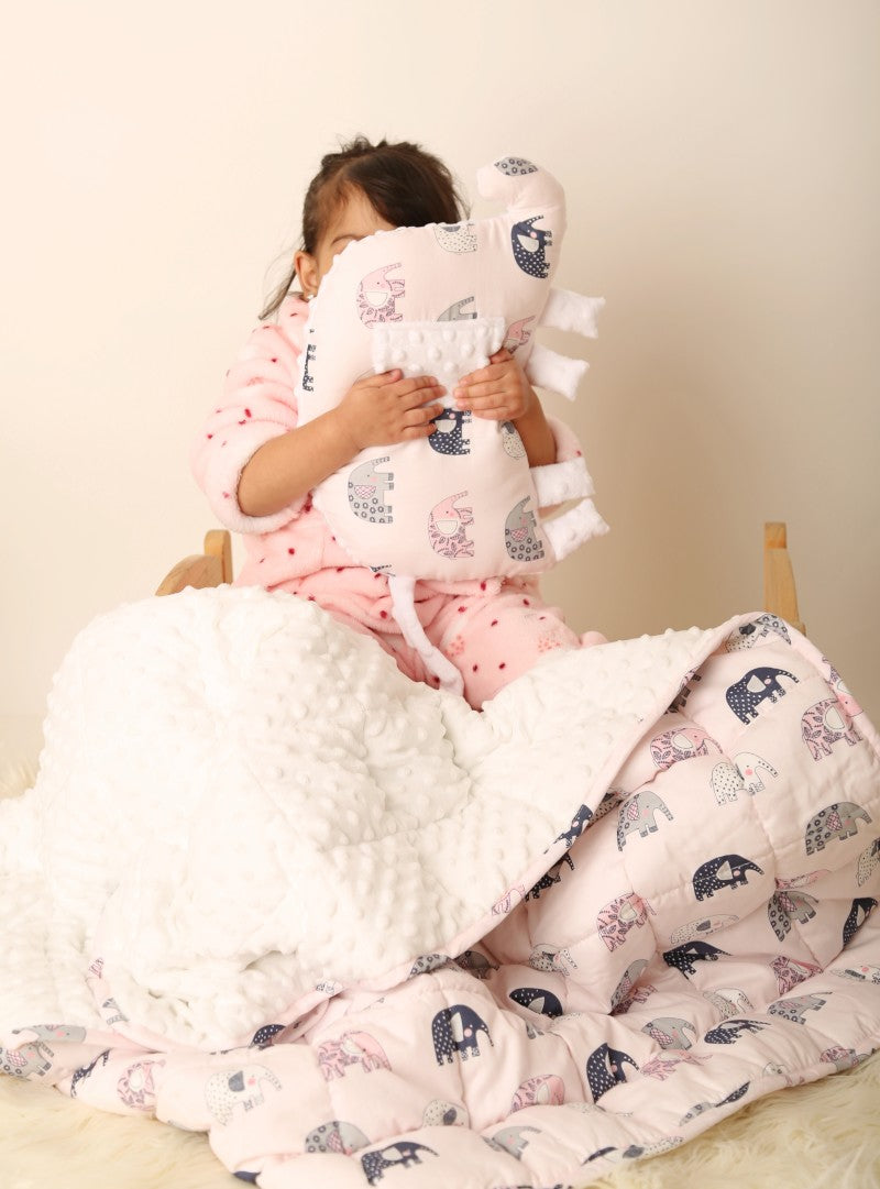 Sleep by Doctor Mum Weighted Blanket Pink