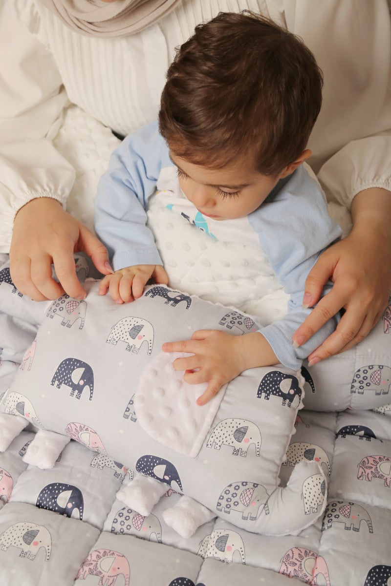 Sleep by Doctor Mum Weighted Blanket Baby blue/Grey