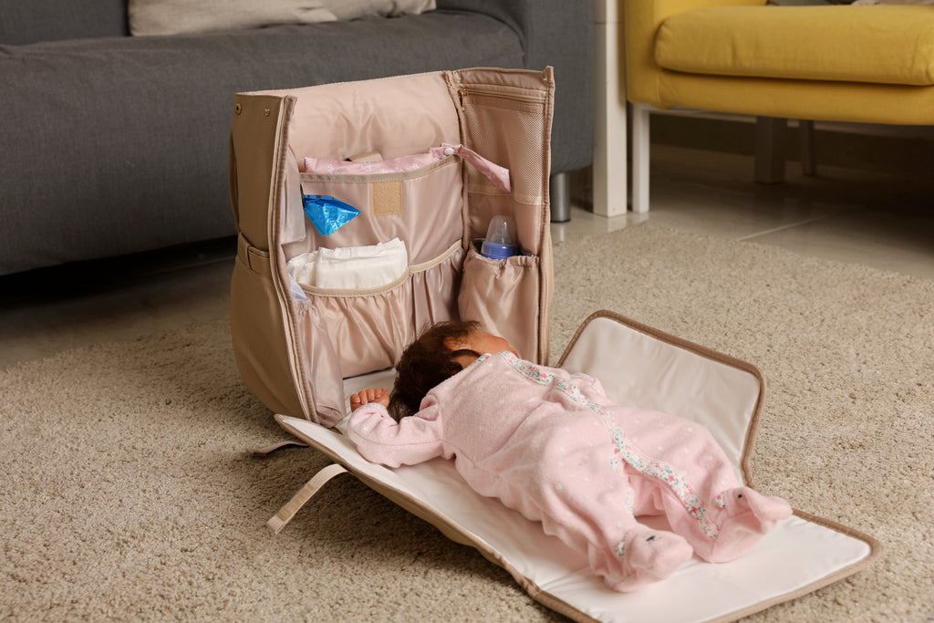 Care Baby Bag in beige
