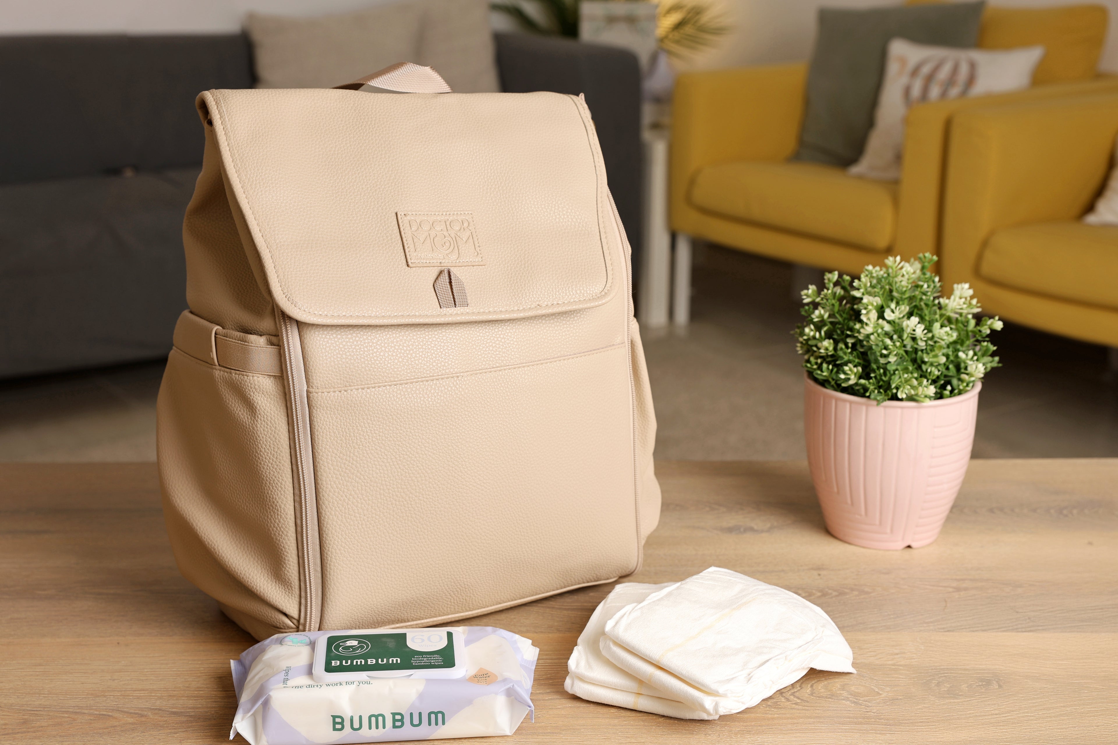 Care Baby Bag in beige