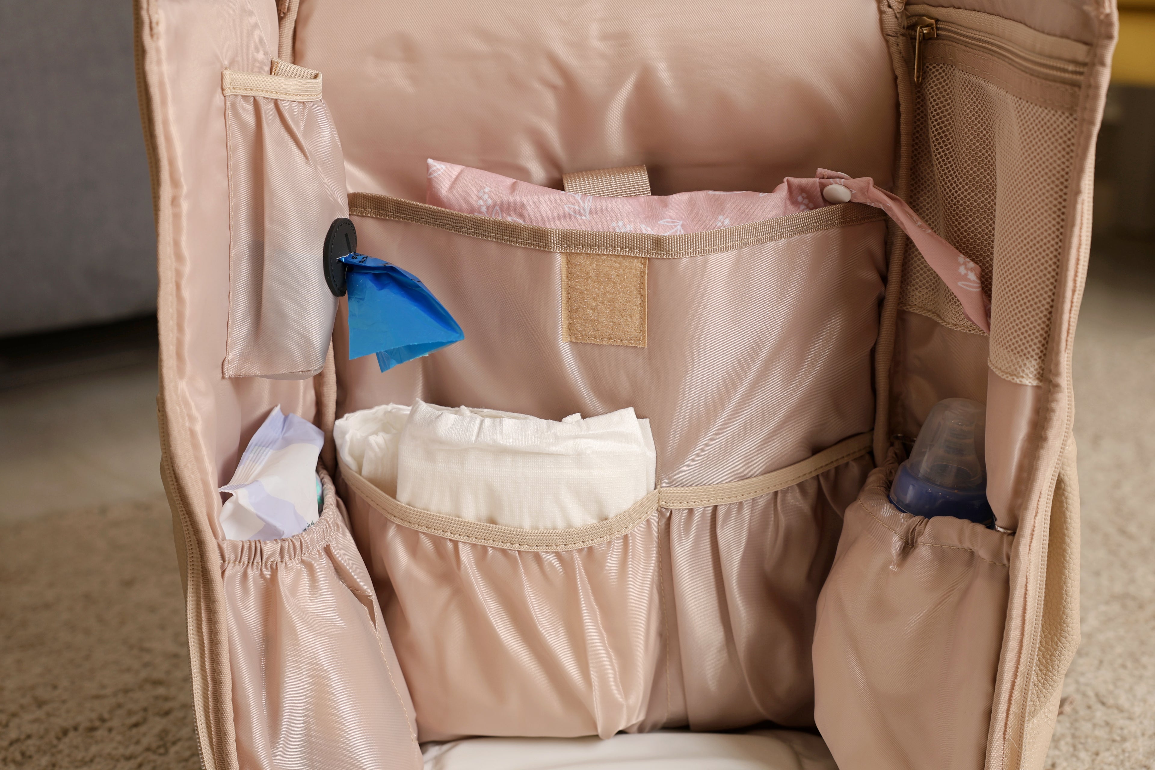 Care Baby Bag in beige