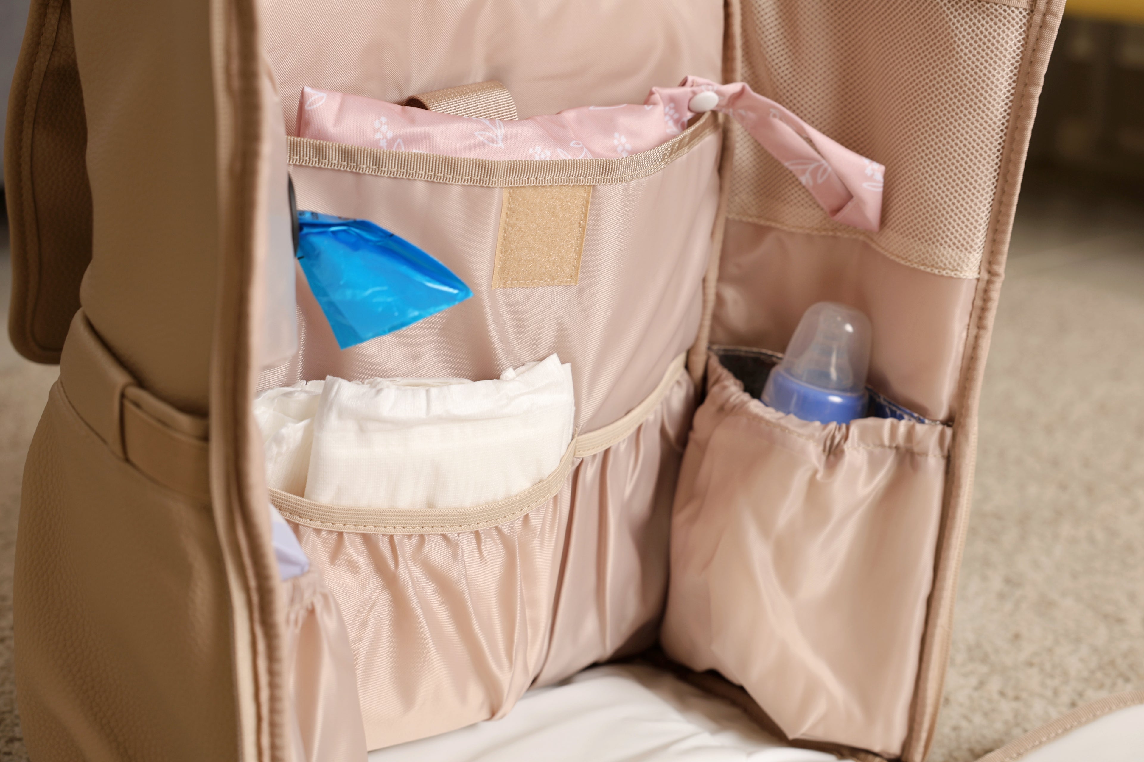 Care Baby Bag in beige